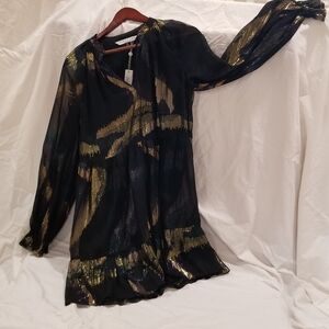 Trina Turk long sleeve midi dress